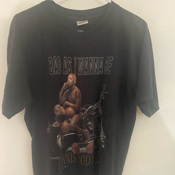 Vintage 90’s Dennis Rodman Shirt Women’s XL Mens L - Picture 2 of 4